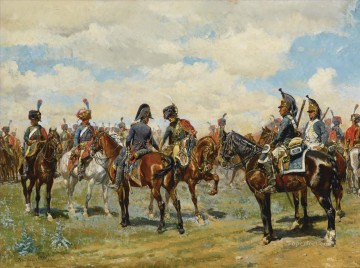 Clásico Painting - LES DEUX AMIS Ernest Meissonier Académico Militar Guerra